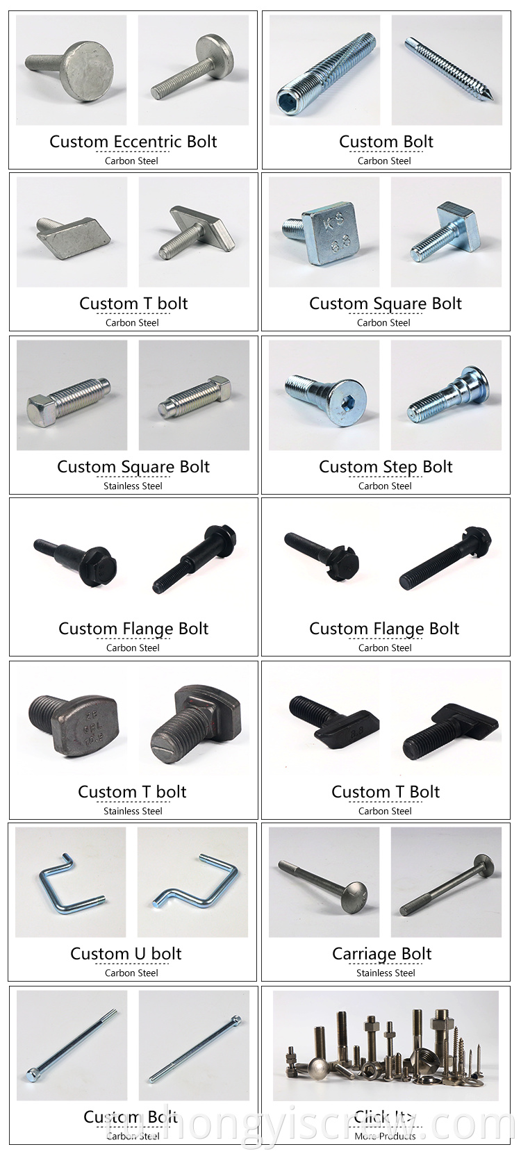 JM Brand Custom Bolt Golvansed Cold Biging Turning Machine Panta Head Bolt